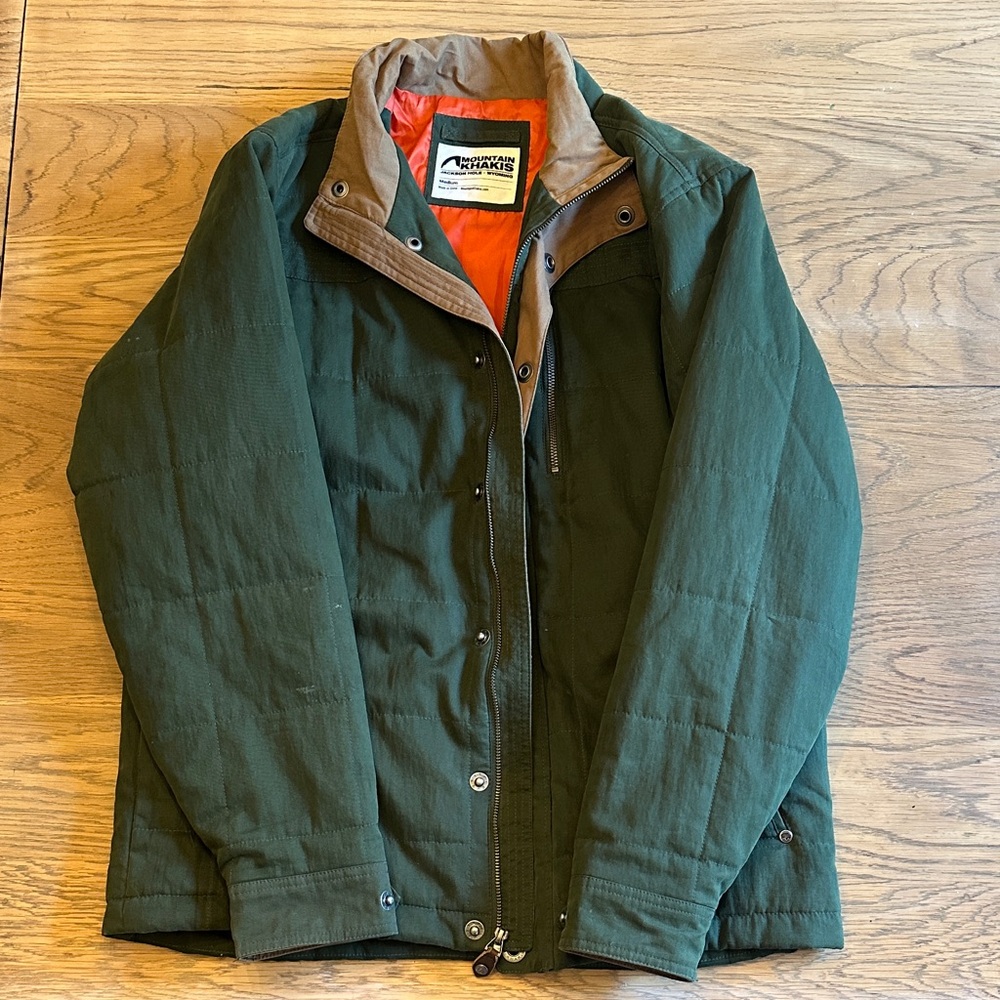 Mountain Khakis Green Quilted Jacket - Barn Coat
